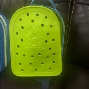 CROCS Neon Green Mini Backpack